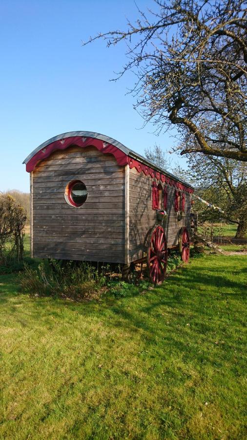 Bed and Breakfast Roulotte Le Temps De Rever Saint-Michel-sur-Meurthe Exterior foto